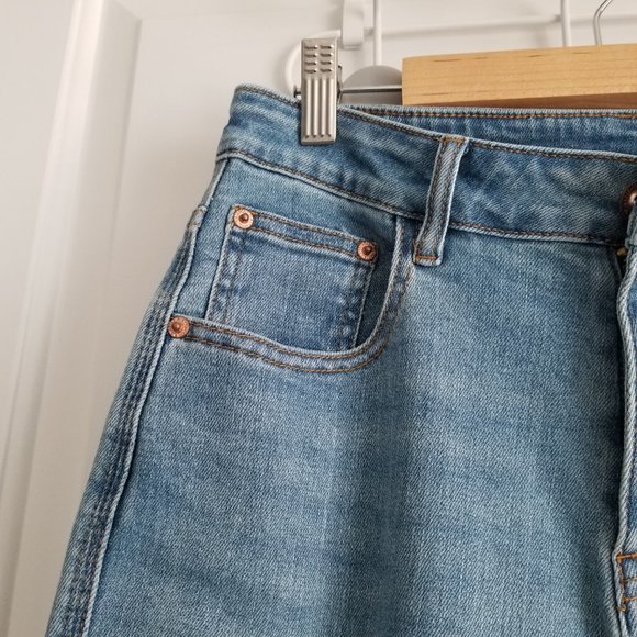 NWOT High Rise Light Blue Straight Leg Ankle Jeans – Size 28 - Picture 7 of 10